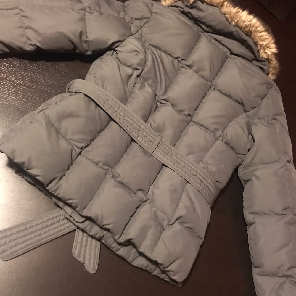 SOLD‼️ Abercrombie Kids Puffer Down Coat Gray - Picture 6 of 8